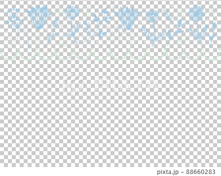 淺藍色和綠色斯堪的納維亞框架 88660283