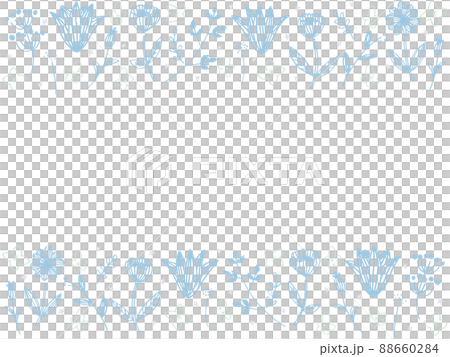 淺藍色和綠色斯堪的納維亞框架 88660284