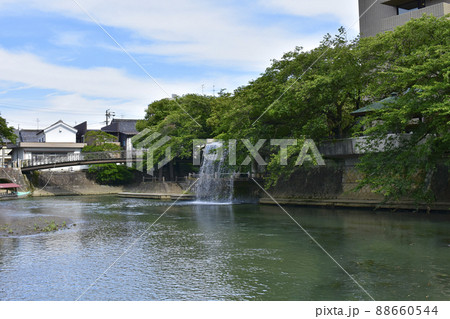 岐阜県大垣市　水門川遊歩道四季の路（ミニ奥の細道） 88660544