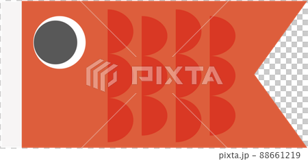 Simple and cute carp streamer red Simple and cute carp streamer red 88661219