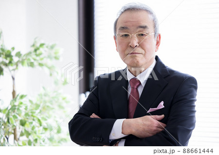 ビジネス　シニア男性　重役のポートレート 88661444