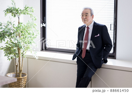 ビジネス シニア男性 重役のポートレート ビジネス シニア男性 重役のポートレート 88661450