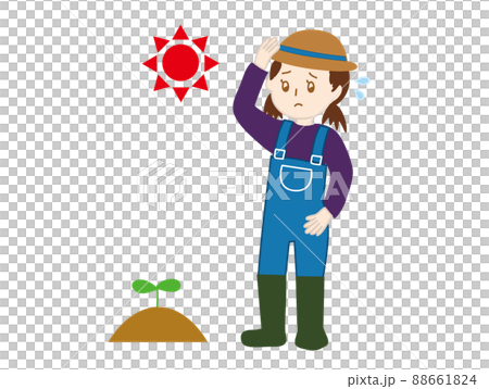 大熱天干農活的人 88661824