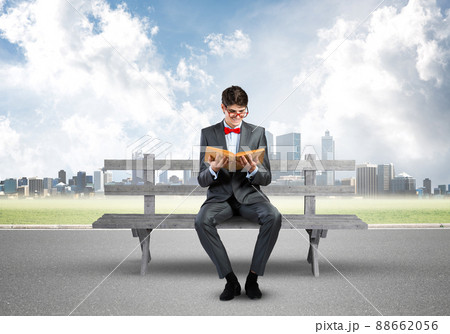 young student with a book 88662056