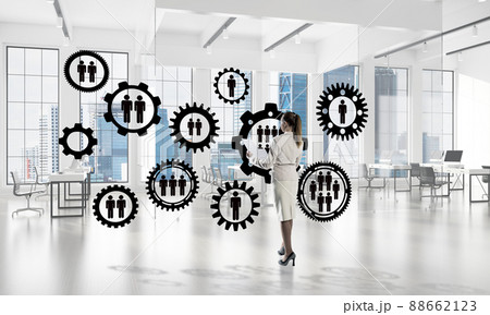 Networking and social communication concept as effective point for modern business Networking and social communication concept as effective point for modern business 88662123