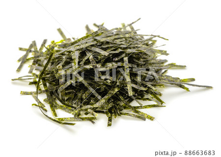 nori dry crumbed seaweed sheets, Minori, isolated 88663683