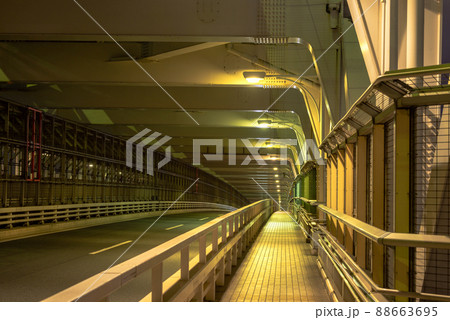 evening scene of famous modern architecture evening scene of famous modern architecture 88663695