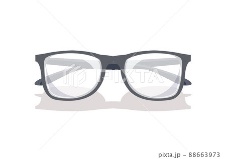 Glasses Mockup Icon Isolated on White Background Glasses Mockup Icon Isolated on White Background 88663973