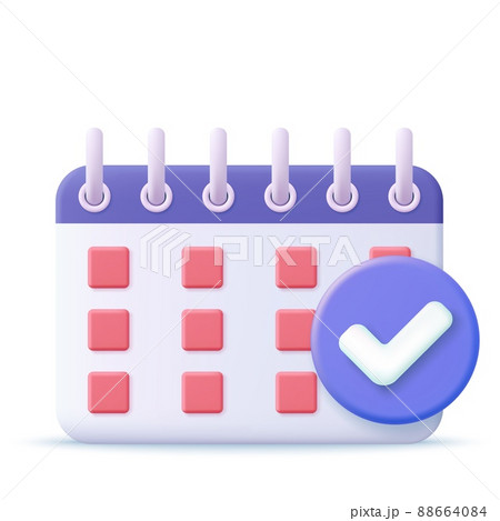 Calendar assignment icon. Planning concept. 88664084