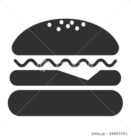 ハンバーガーのアイコン 88665561