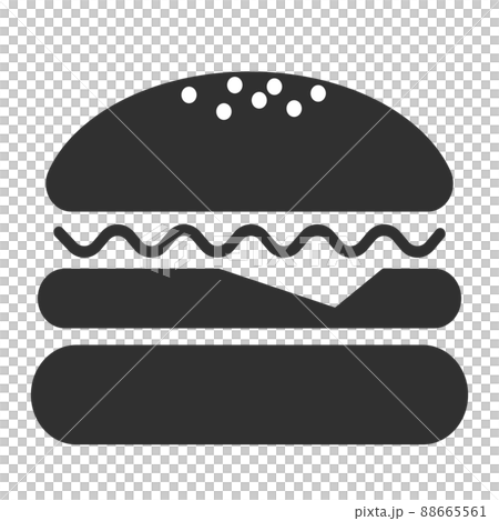 ハンバーガーのアイコン 88665561