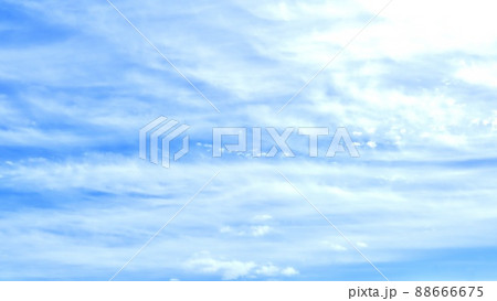 空 流れる雲が美しい雲多めの空 空 流れる雲が美しい雲多めの空 88666675