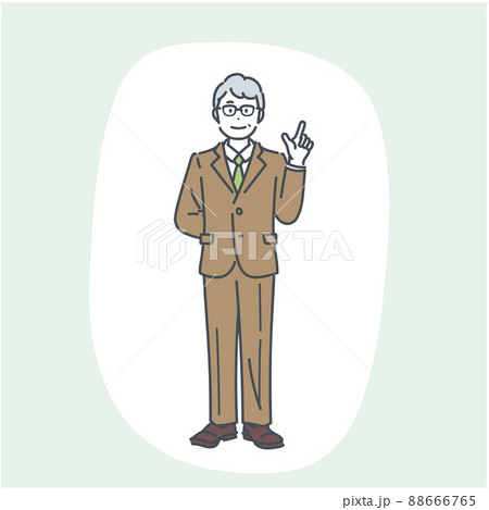 男性経営者のイメージイラスト 88666765