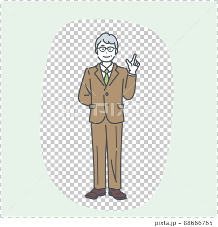 男性経営者のイメージイラスト 88666765