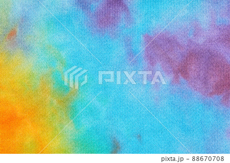 Abstract tie dye multicolor fabric cloth Boho pattern texture Abstract tie dye multicolor fabric cloth Boho pattern texture 88670708