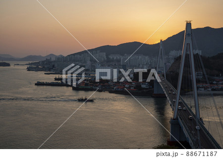 道路 橋 風景 88671187