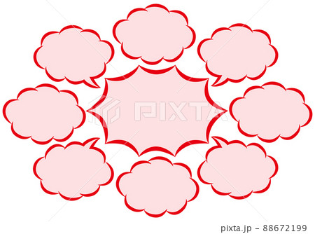 吹き出し 88672199