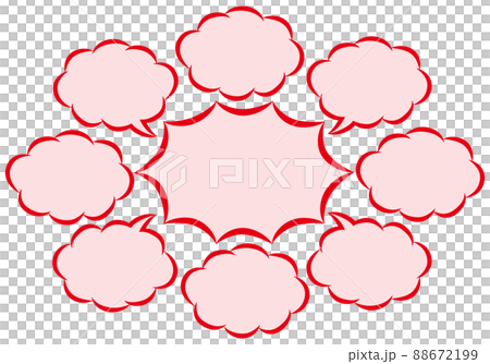 吹き出し 88672199