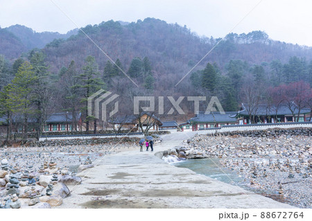 山 風景 白潭寺 88672764
