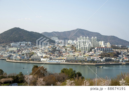 風景 海 麗水港 88674191