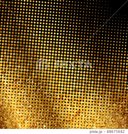Gold Mosaic Abstract 88675682