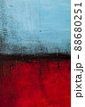 Red and blue grunge colored texture background. 88680251