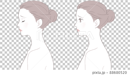 肌トラブルに悩む女性 88680520