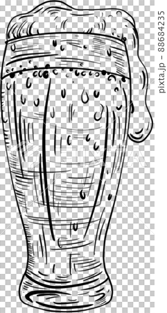 Steak food line art Steak food line art 88684235
