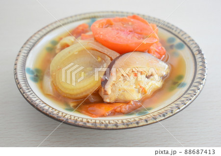 無水調理のチキンのトマト煮 無水調理のチキンのトマト煮 88687413