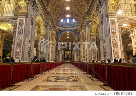 バチカン サンピエトロ大聖堂 内部 / St. Peter's Basilica, Vatican バチカン サンピエトロ大聖堂 内部 / St. Peter's Basilica, Vatican 88687638