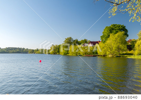 Czos Lake in the morning in Mragowo. Czos Lake in the morning in Mragowo. 88693040