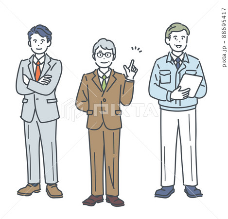 経営者、会社幹部のイメージイラスト 88695417