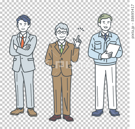 経営者、会社幹部のイメージイラスト 88695417