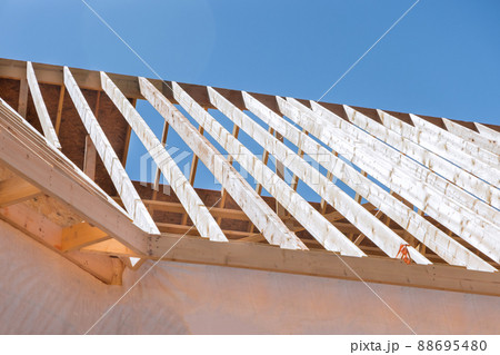 The construction of wooden roof a wooden roofing overlap construction. The construction of wooden roof a wooden roofing overlap construction. 88695480
