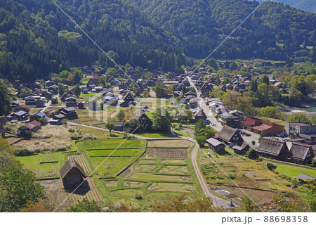 世界遺産【白川村・城山天守閣展望台】 世界遺産【白川村・城山天守閣展望台】 88698358
