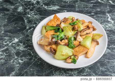 豆腐とチンゲン菜の炒め物 豆腐とチンゲン菜の炒め物 88698807