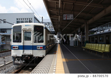 ［TI］東武佐野線8000系／佐野駅（3両編成：館林⇔葛生） 88700570