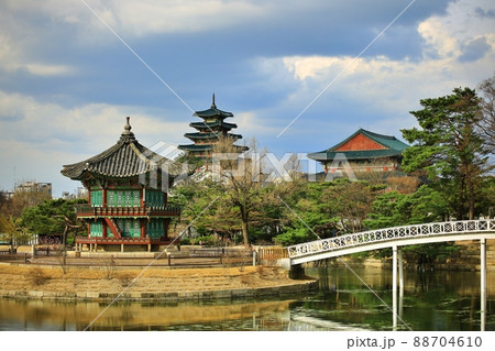 風景 建物 香遠亭 88704610