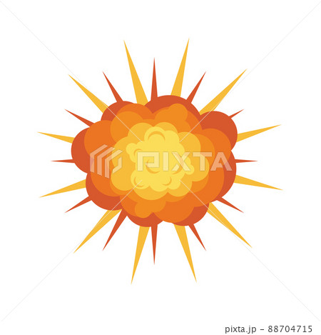 Explosion illustration vector Explosion illustration vector 88704715