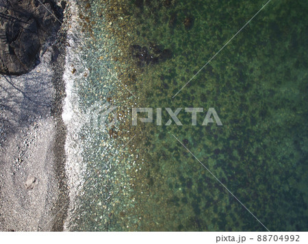親不知・子不知 新潟県糸魚川市(ドローンによる空撮) 親不知・子不知 新潟県糸魚川市(ドローンによる空撮) 88704992
