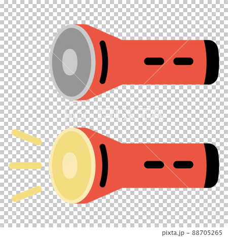 シンプルな懐中電灯(オン、オフ) シンプルな懐中電灯(オン、オフ) 88705265