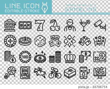 Line Icon Hobby Series vol.7 Gambling Casino 88706754