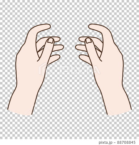 一隻手試圖抓住東西 88708845