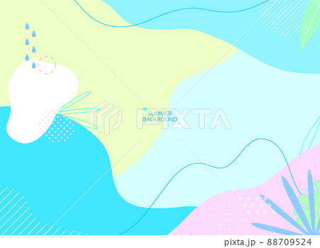 背景 フレーム 波 88709524