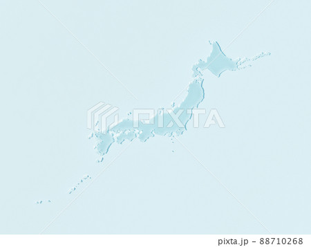 ガラスの日本地図 88710268