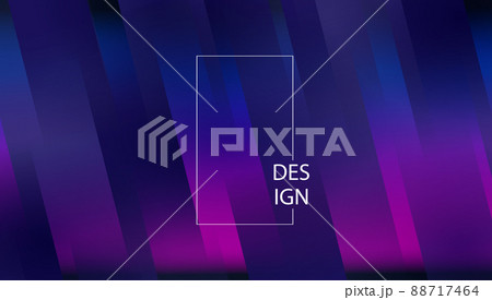 Blue and purple gradient illustration with oblique thick stripes 88717464