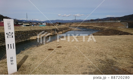諏訪大社上社御柱川越しの場 諏訪大社上社御柱川越しの場 88720280