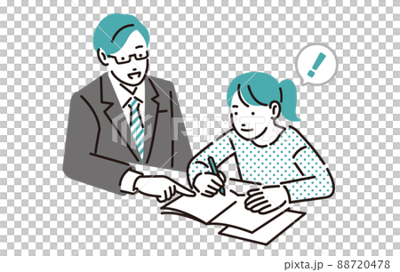 在補習班學習的小學生 88720478