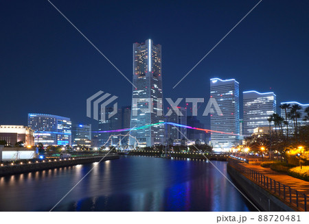 横浜夜景(ランドマークタワー) 横浜夜景(ランドマークタワー) 88720481