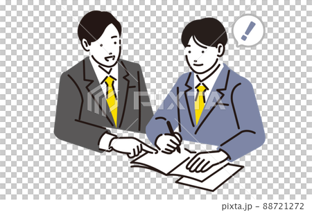 人物 学習塾で勉強をする高校生の男の子 88721272